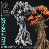 Male Dryad 3D-printed model